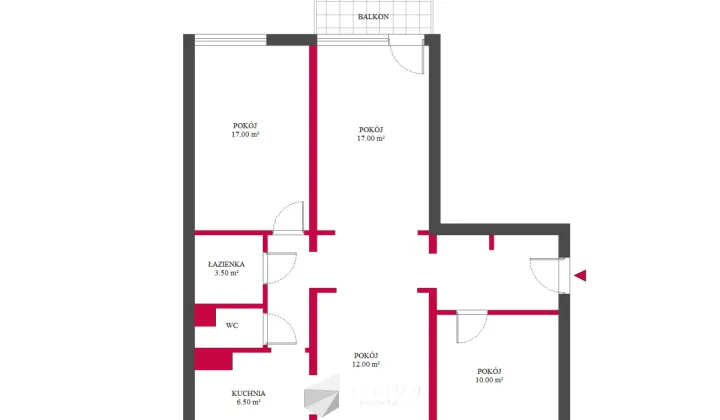 Mieszkanie 4-pokojowe Łódź Teofilów, ul. Aleksandrowska