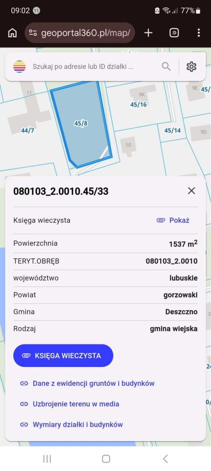 Działka budowlana Prądocin. Zdjęcie 7