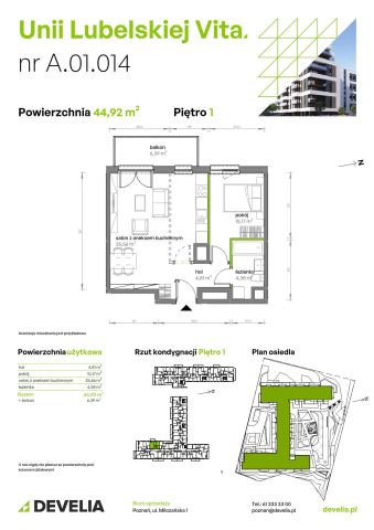 Mieszkanie 2-pokojowe Poznań Starołęka, ul. Unii Lubelskiej. Zdjęcie 7