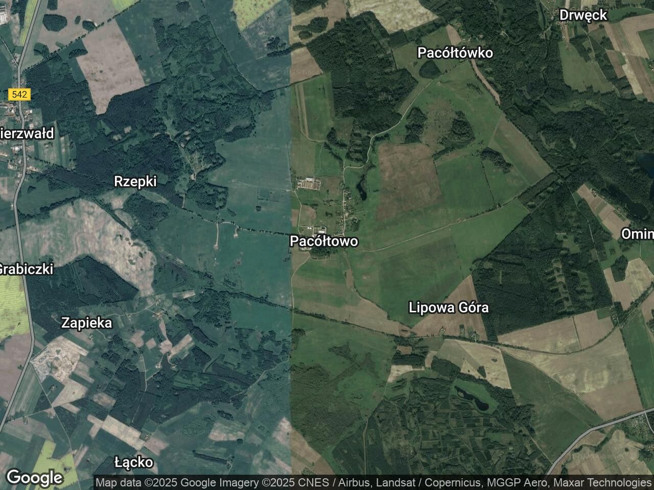 Działka rolna Pacółtowo