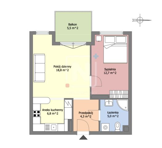 Mieszkanie 2-pokojowe Warszawa Białołęka, ul. Krzyżówki. Zdjęcie 9