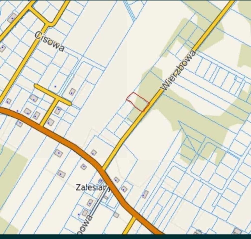 Działka budowlana Zalesiany. Zdjęcie 1