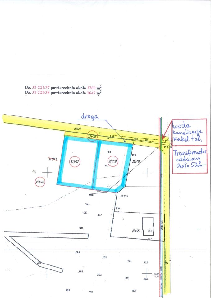 Działka budowlana Siemiany. Zdjęcie 9