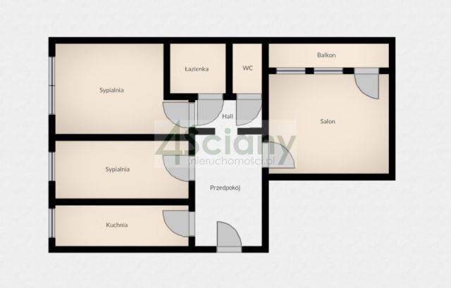 Mieszkanie 3-pokojowe Warszawa Praga-Południe, ul. Czarna Droga. Zdjęcie 15