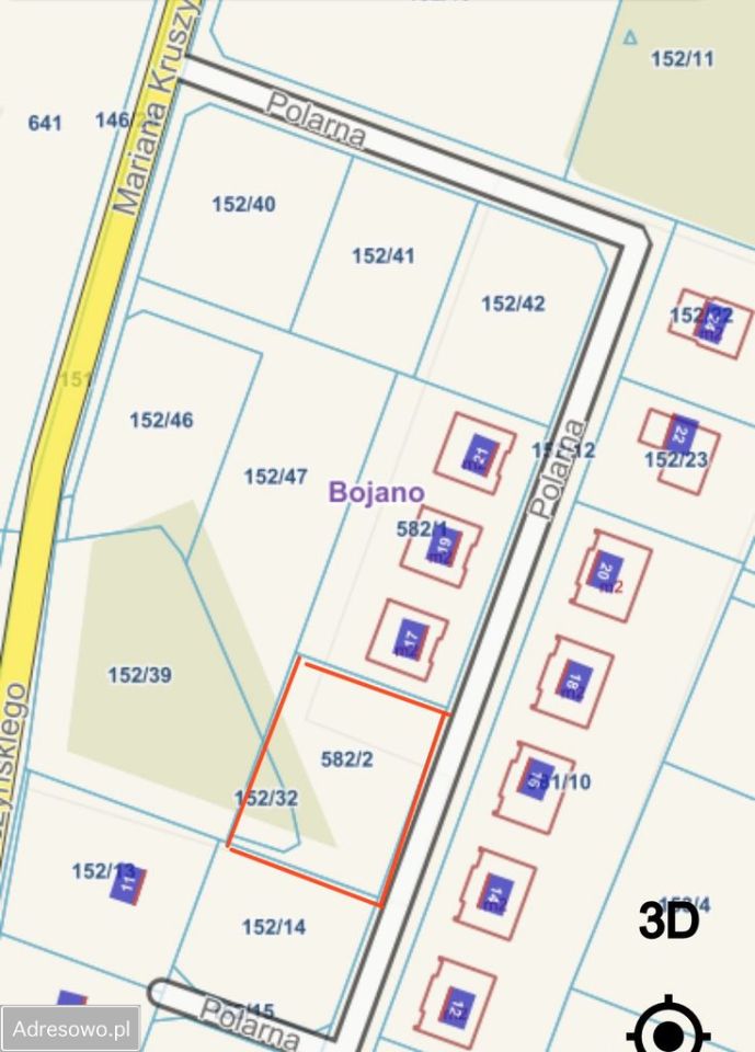Działka budowlana Bojano, ul. Polarna. Zdjęcie 1