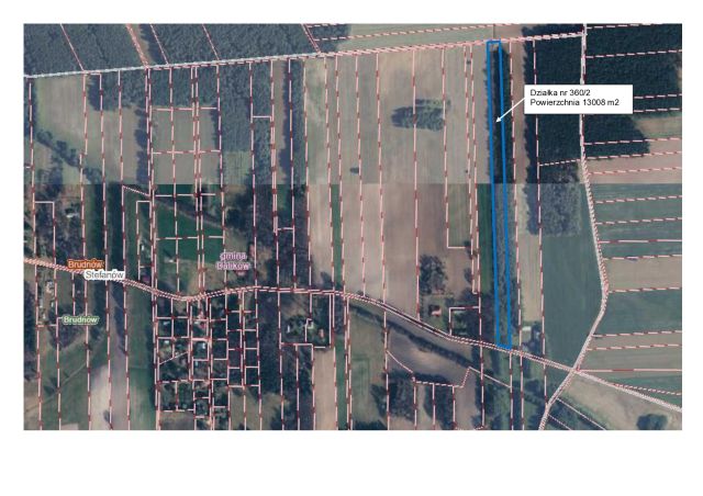 Działka rolno-budowlana Stefanów. Zdjęcie 1
