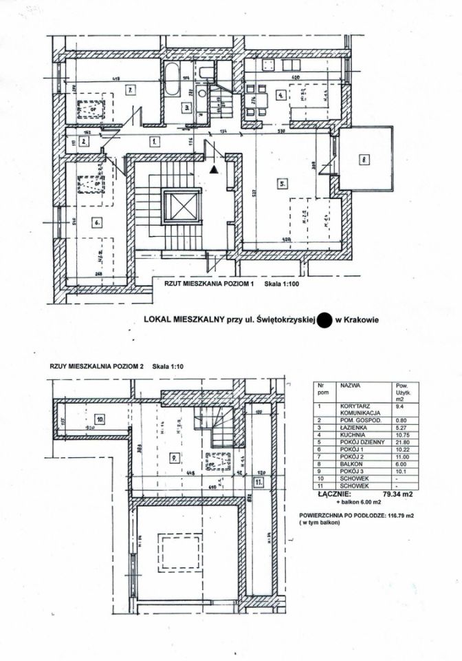 Mieszkanie 4-pokojowe Kraków Krowodrza, ul. Świętokrzyska. Zdjęcie 13