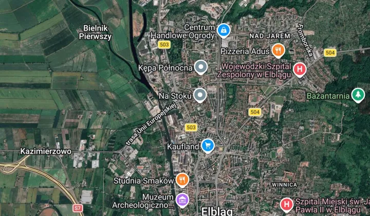 Mieszkanie 3-pokojowe Elbląg, ul. Browarna