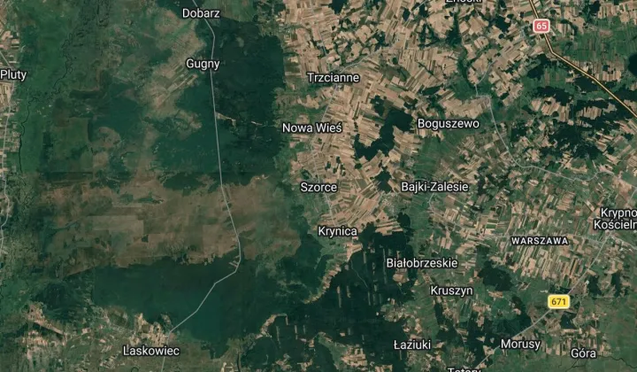 Działka rolna Szorce