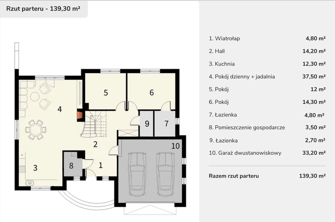 dom wolnostojący, 5 pokoi Sierosław, ul. Kasztanowa. Zdjęcie 19