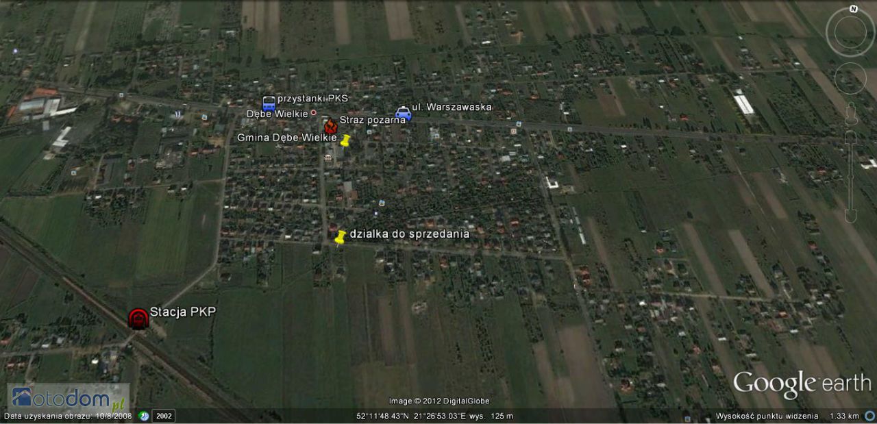 Działka budowlana Dębe Wielkie, ul. Pedagogów. Zdjęcie 2