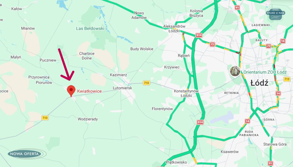 Działka budowlana Kwiatkowice-Las, ul. Słoneczna. Zdjęcie 5