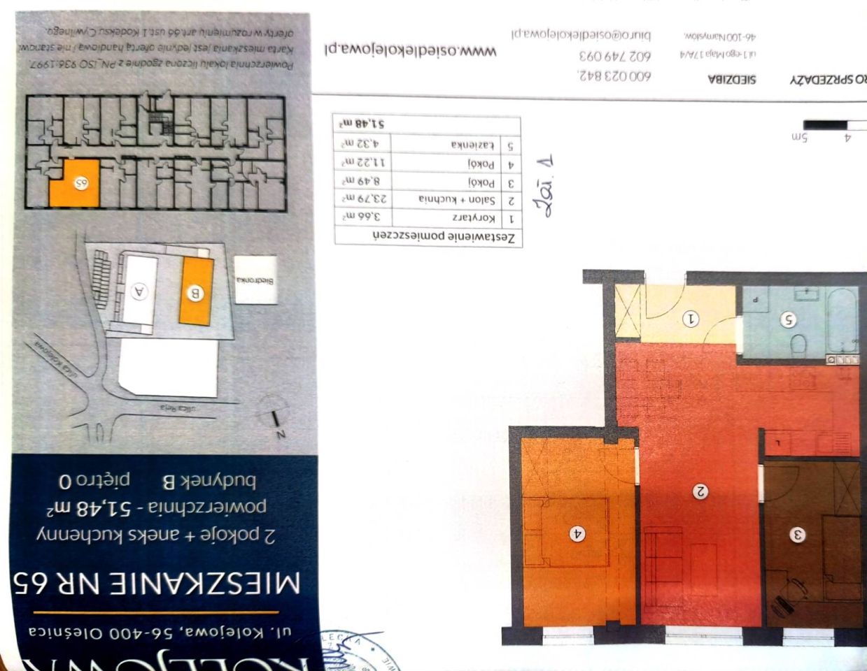 Mieszkanie 3-pokojowe Oleśnica Centrum, ul. Kolejowa. Zdjęcie 18
