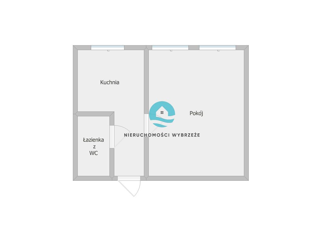 Mieszkanie 1-pokojowe Gdańsk Wrzeszcz, ul. Bolesława Chrobrego. Zdjęcie 7