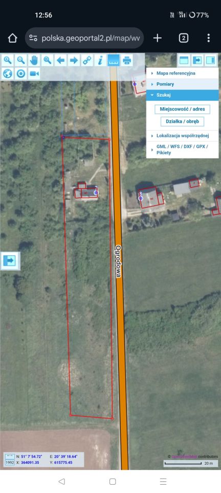 Działka rolno-budowlana Odrowąż, ul. Ogrodowa. Zdjęcie 3