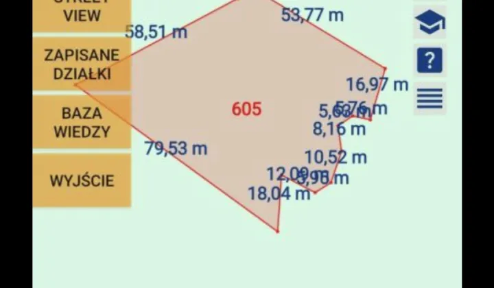 Działka rolna Bącznik