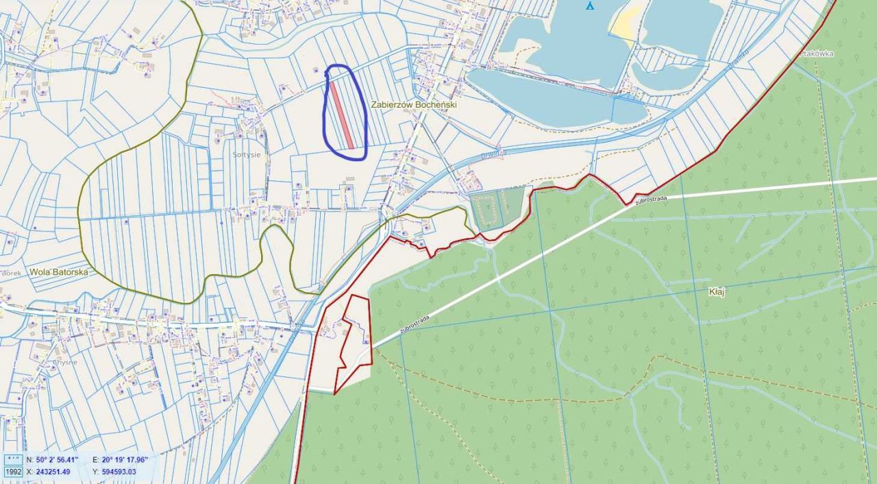 Działka rolna Zabierzów Bocheński. Zdjęcie 2