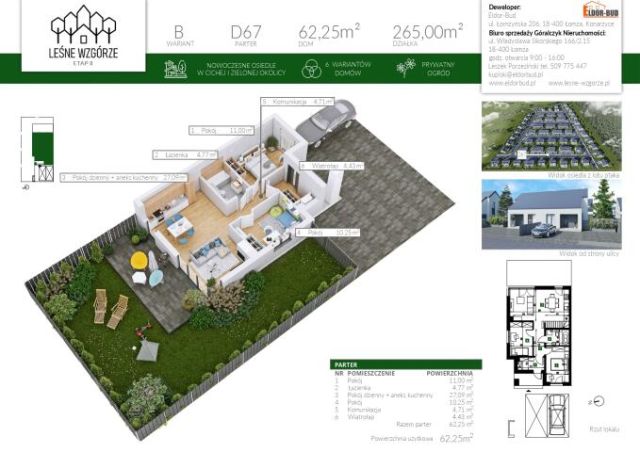 bliźniak, 3 pokoje Stare Kupiski. Zdjęcie 1