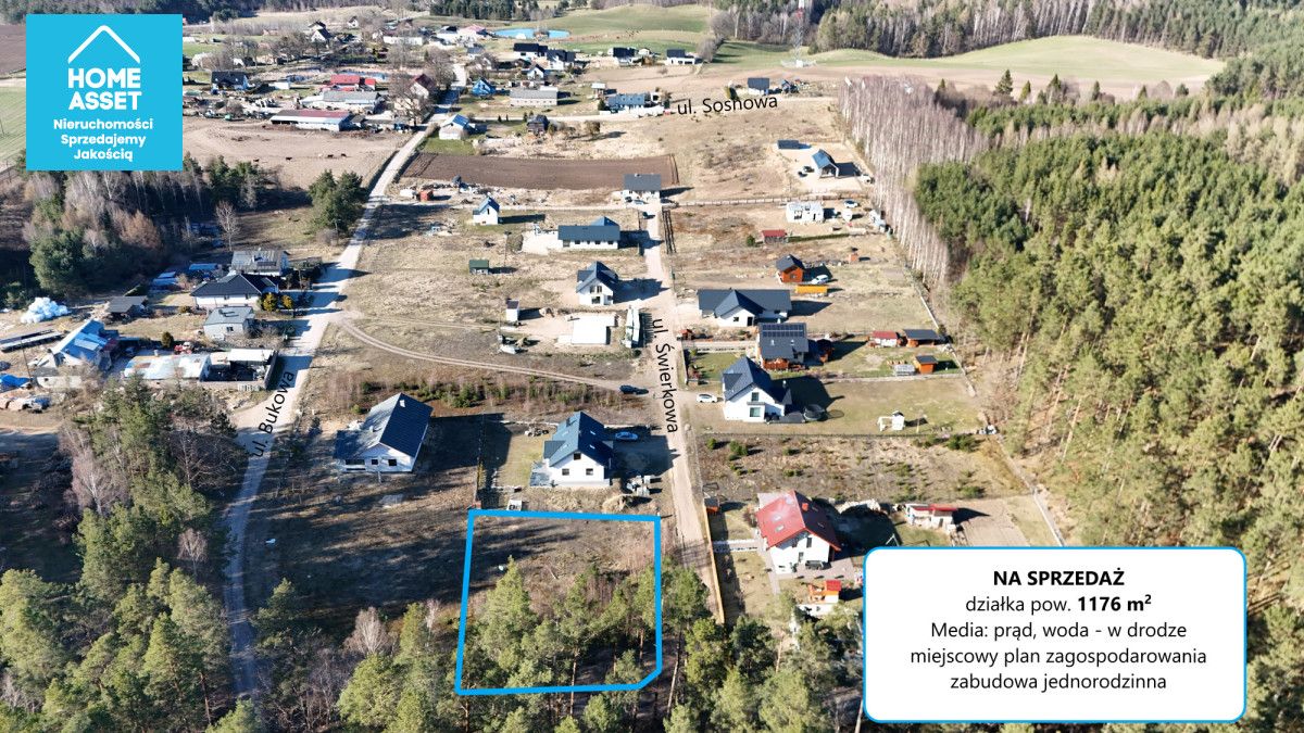 Działka budowlana Warszkowo, ul. Świerkowa. Zdjęcie 5