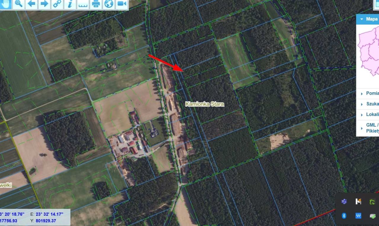 Działka leśna Kamionka Stara. Zdjęcie 1