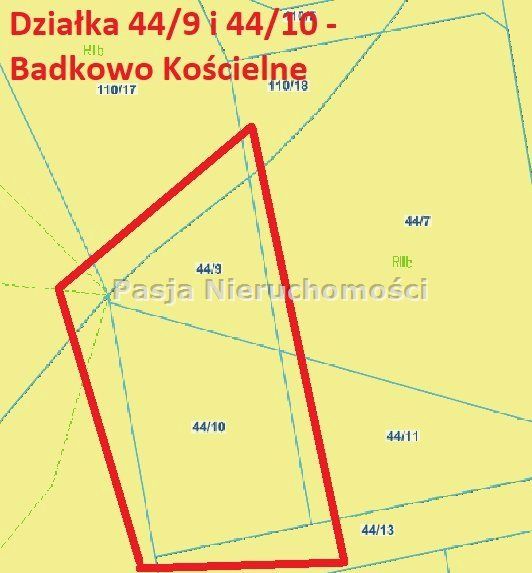 Działka budowlana Bądkowo Kościelne