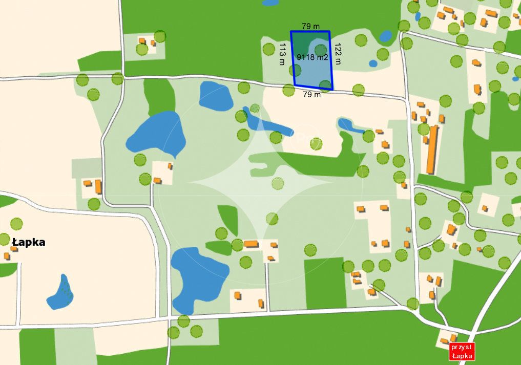 Działka rolna Łapka. Zdjęcie 8