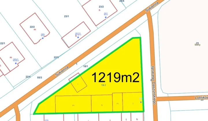 Działka inwestycyjna Nowy Dwór Mazowiecki