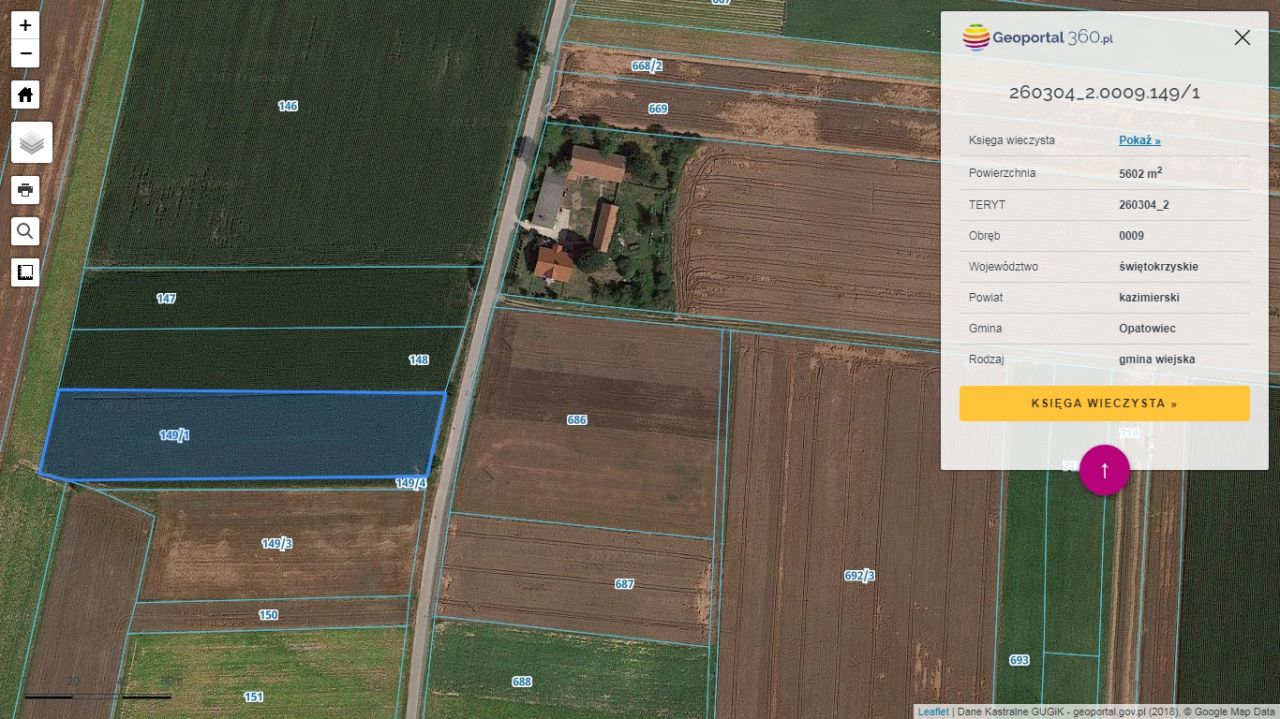 Działka rolna Bejsce Brodek. Zdjęcie 2