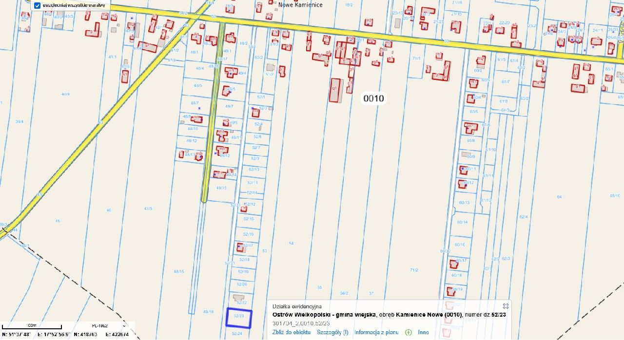 Działka budowlana Nowe Kamienice. Zdjęcie 2