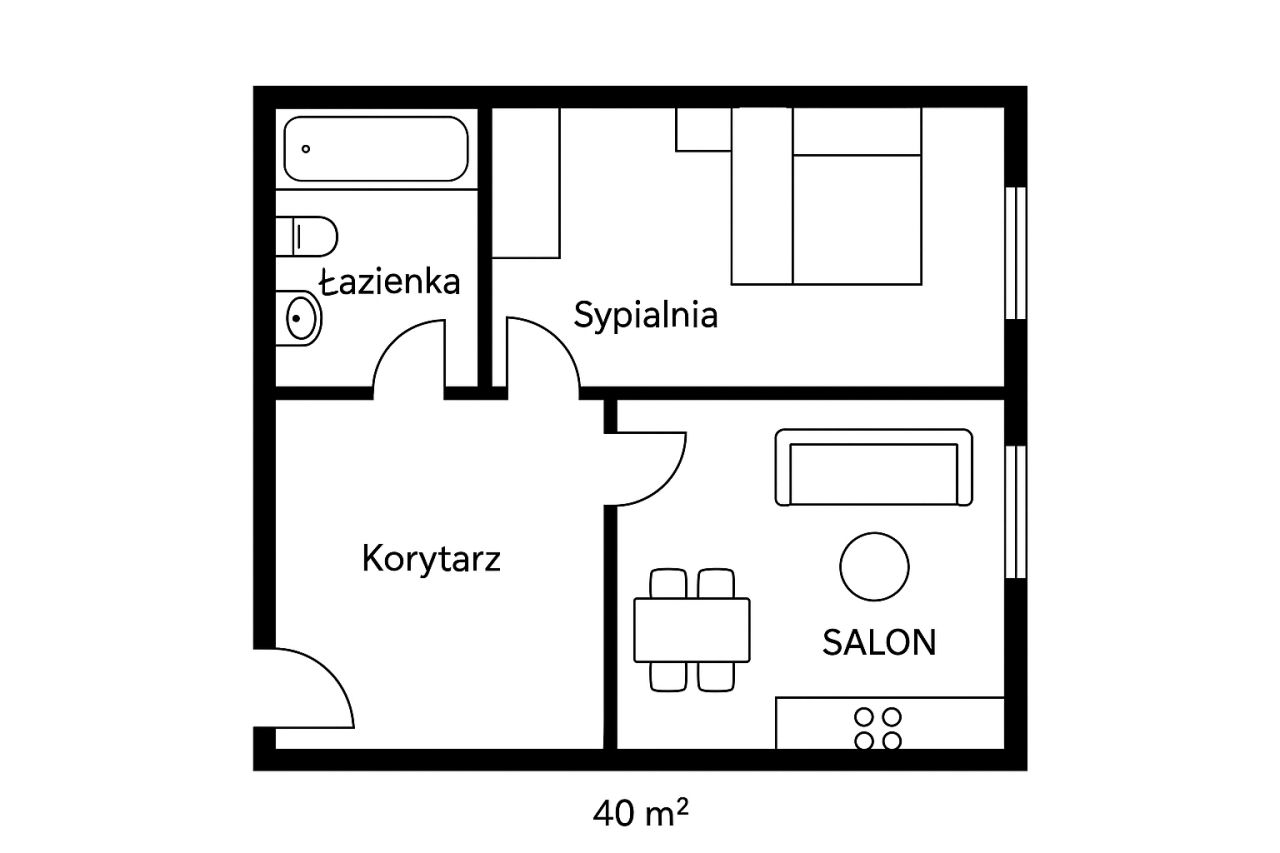 Mieszkanie 2-pokojowe Białystok Centrum, ul. Częstochowska. Zdjęcie 3
