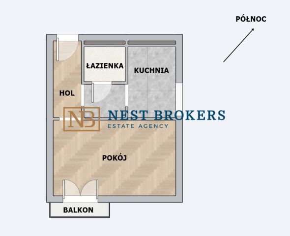 Mieszkanie 1-pokojowe Kraków Nowa Huta, os. Słoneczne. Zdjęcie 1