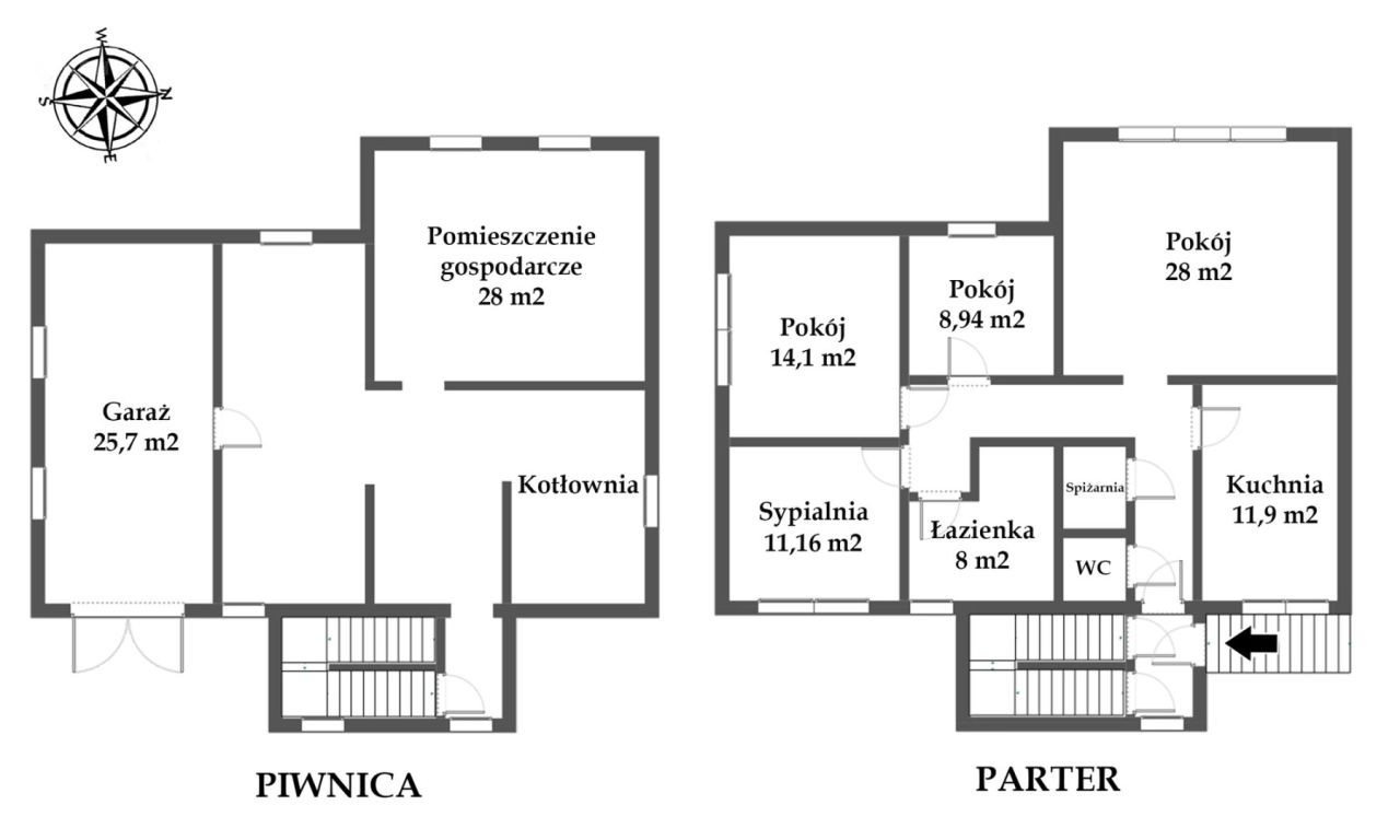 dom wolnostojący, 4 pokoje Pieńki Królewskie. Zdjęcie 20