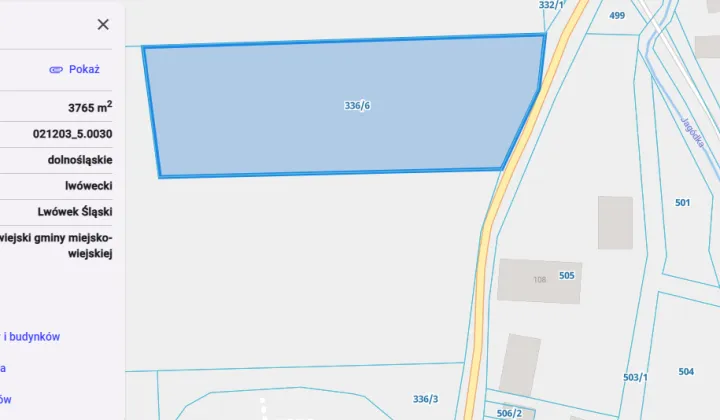 Działka budowlana Niwnice