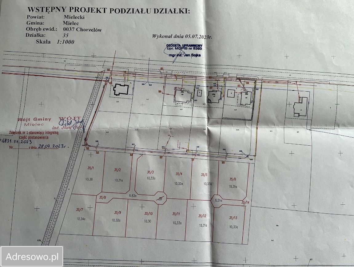 Działka budowlana Chorzelów. Zdjęcie 3