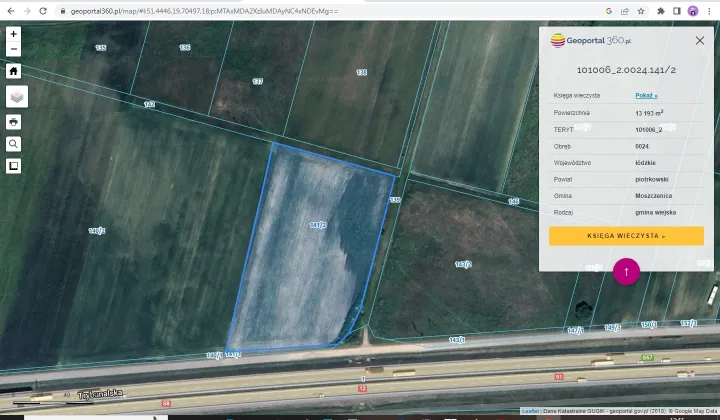 Działka inwestycyjna Raków Duży, ul. Górna