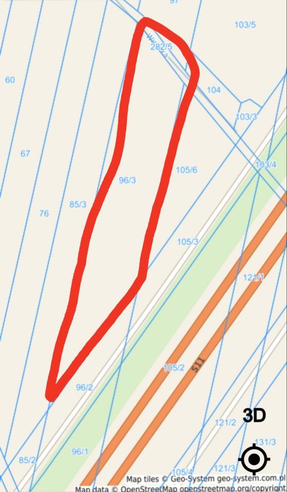 Działka rolna Gołuski. Zdjęcie 3