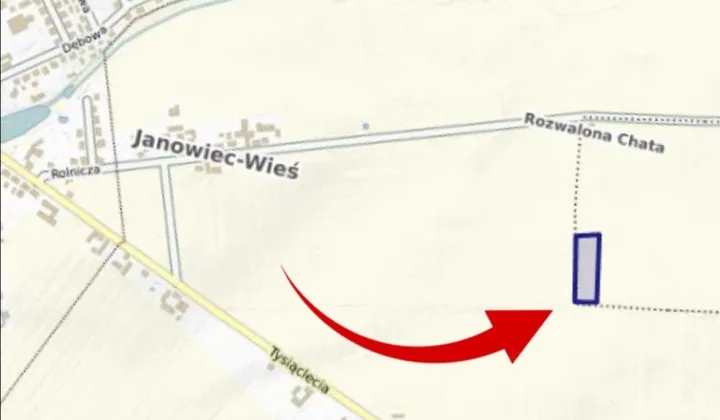 Działka rolna Posługowo