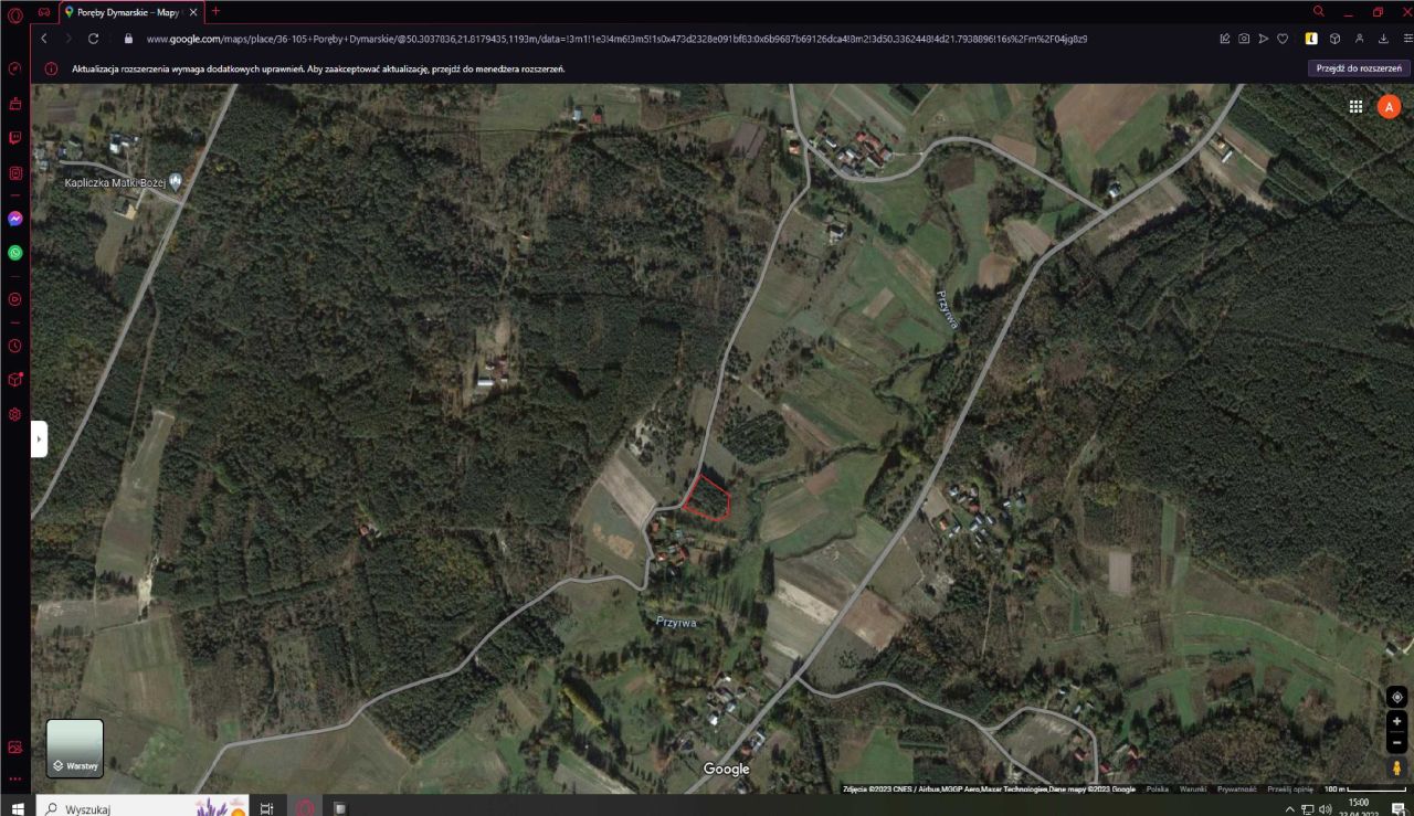 Działka rolna Poręby Dymarskie. Zdjęcie 6