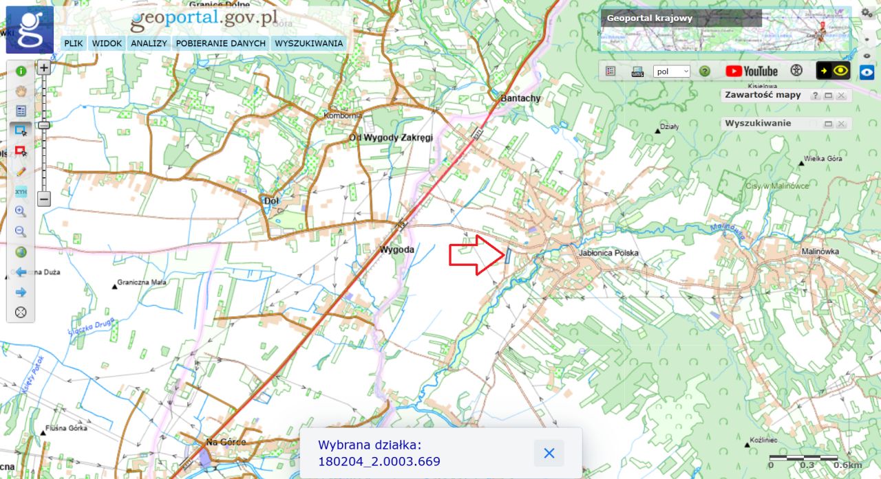 Działka rolno-budowlana Jabłonica Polska. Zdjęcie 2
