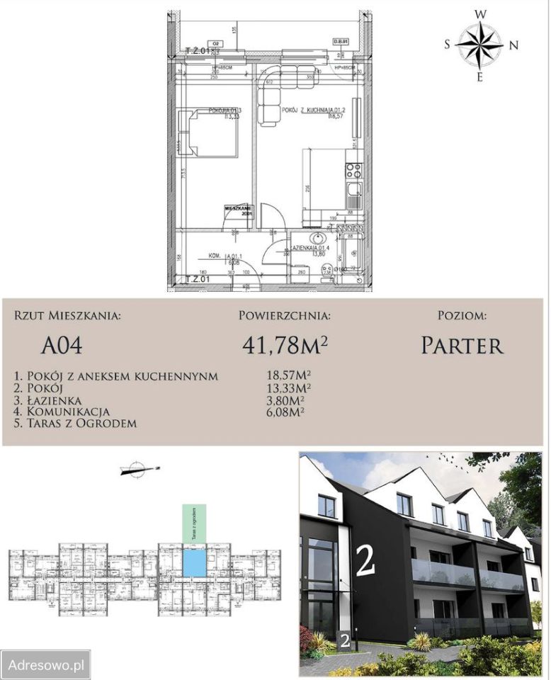 Mieszkanie 2-pokojowe Lubań, ul. Królowej Jadwigi. Zdjęcie 12
