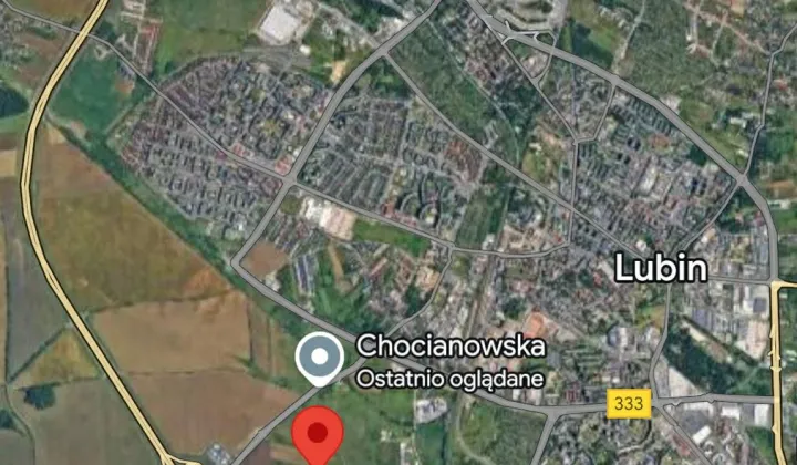 Działka inwestycyjna Lubin