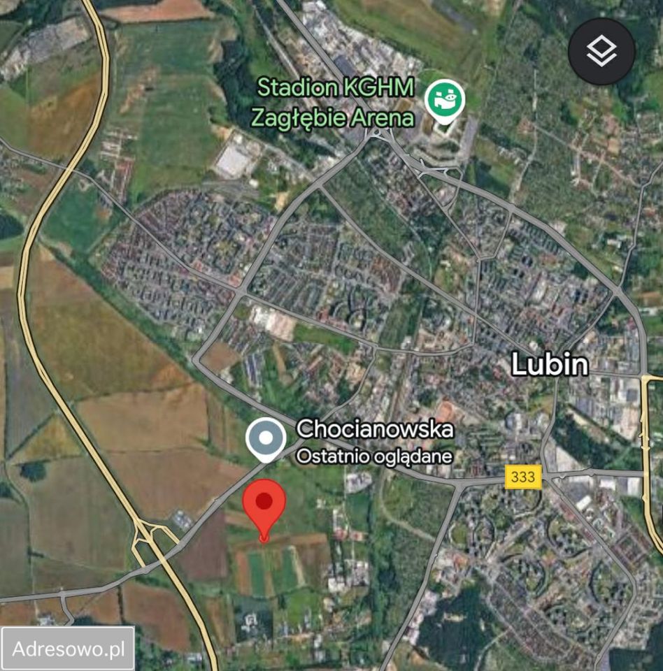 Działka inwestycyjna Lubin