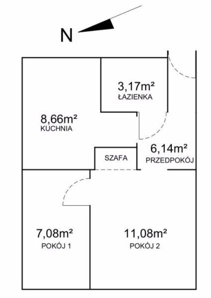 Mieszkanie 2-pokojowe Oława, ul. ks. Franciszka Kutrowskiego. Zdjęcie 1