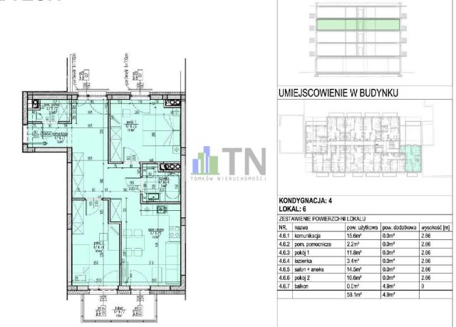 Mieszkanie 2-pokojowe Jelcz-Laskowice Centrum. Zdjęcie 15