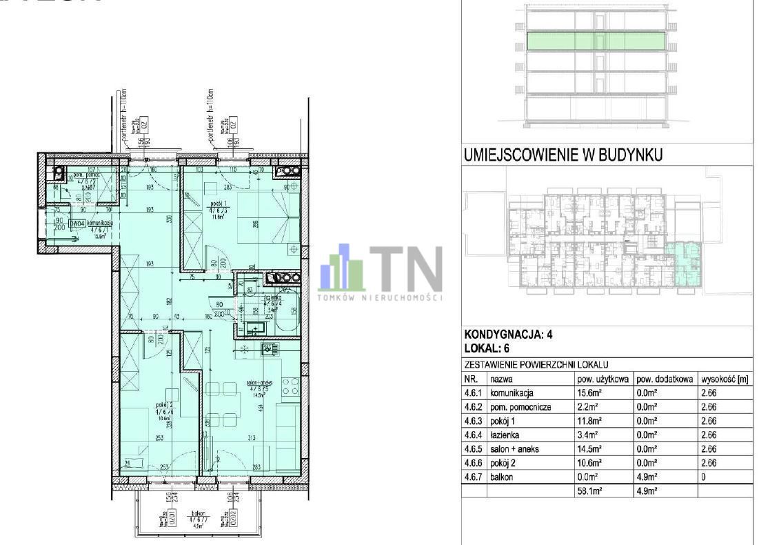 Mieszkanie 2-pokojowe Jelcz-Laskowice Centrum. Zdjęcie 15