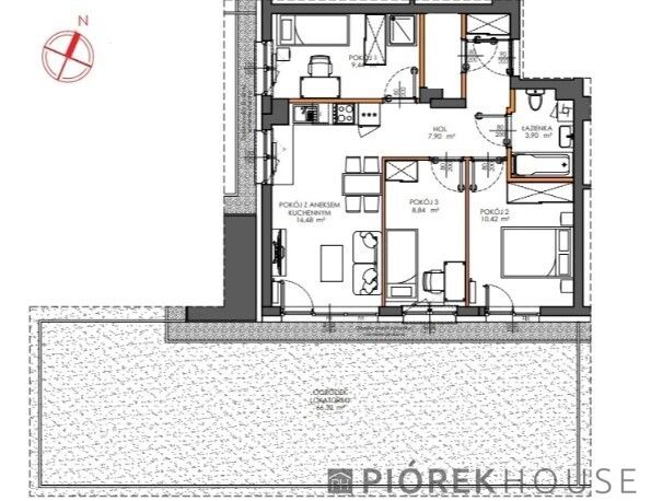 Mieszkanie 4-pokojowe Warszawa Białołęka, ul. Myśliborska. Zdjęcie 8