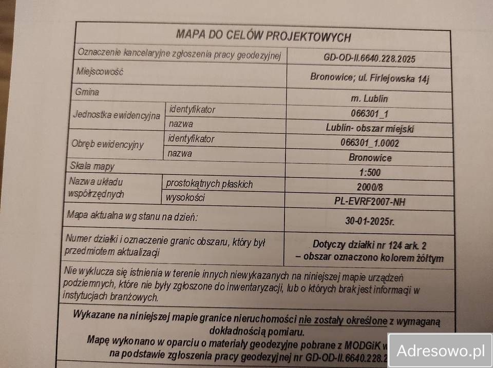 Działka budowlana Lublin Bronowice, ul. Firlejowska. Zdjęcie 3