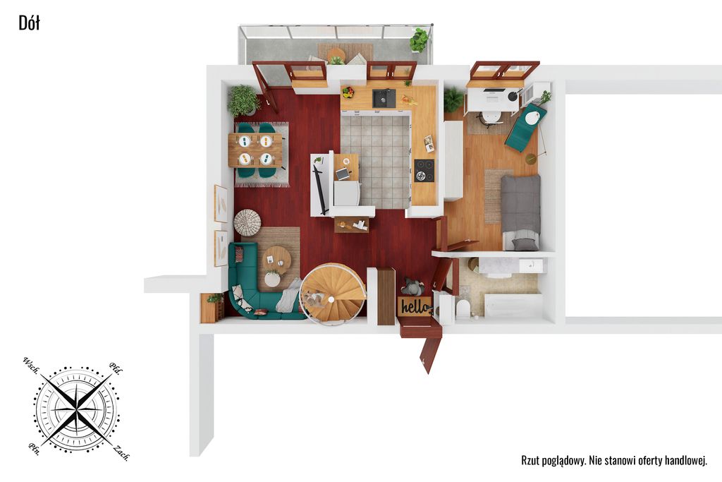 Mieszkanie 3-pokojowe Legionowo Centrum, rondo marsz. Józefa Piłsudskiego. Zdjęcie 14