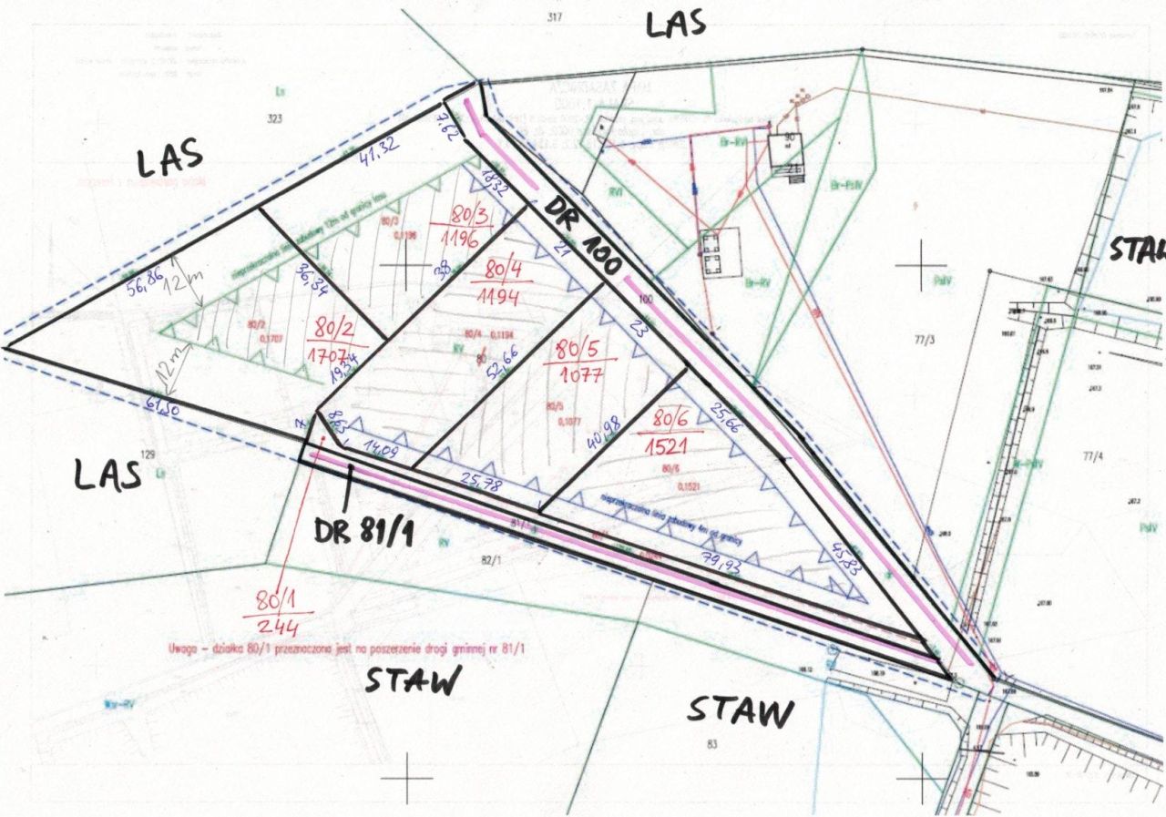 Działka budowlana Ligota Rybińska Osowiec. Zdjęcie 3