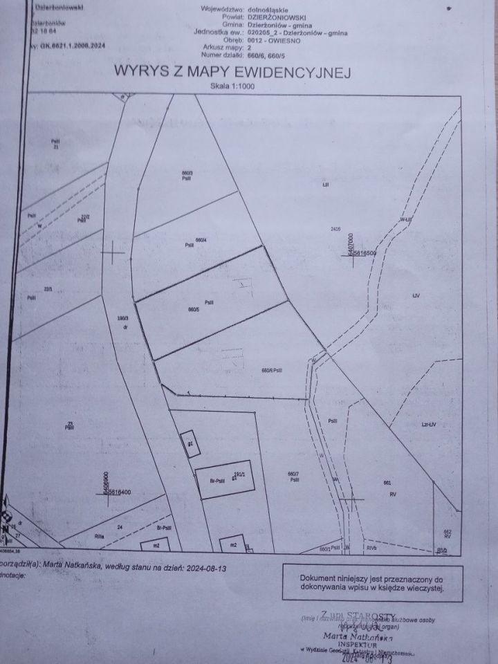 Działka budowlana Owiesno. Zdjęcie 2